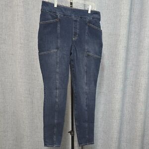 Duluth Trading Co Women's Dark Blue Skinny Jeans  Size 12